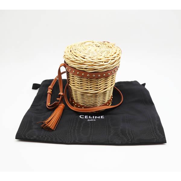 CELINE 中古品 セリーヌ ミニバケットバッグ クラシックバニエ CELINE 中古品 セリーヌ ミニバケットバッグ クラシックバニエ