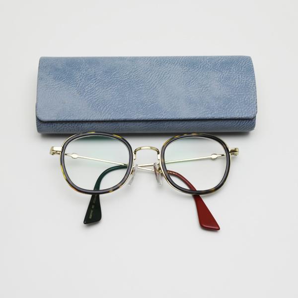 GUCCI（グッチ） 中古品 オーバルメガネ ライトハバナ べっ甲