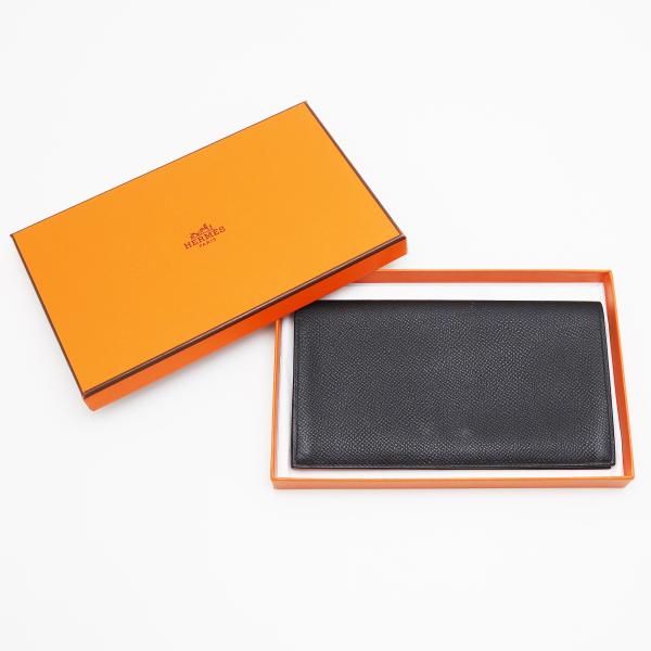 HERMES（エルメス） 中古品 シチズン ツイル ロング ウォレット 長財布