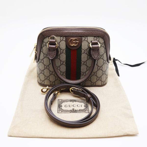 GUCCI（グッチ） 新品 ミニ トップハンドルバッグ オフィディア GG
