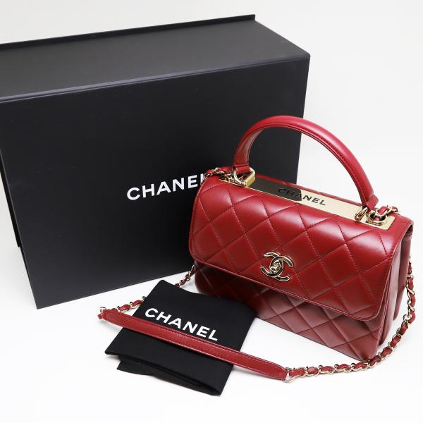 CHANEL 新品同様品 シャネル トップハンドル フラップ バッグ CHANEL 新品同様品 シャネル トップハンドル フラップ バッグ
