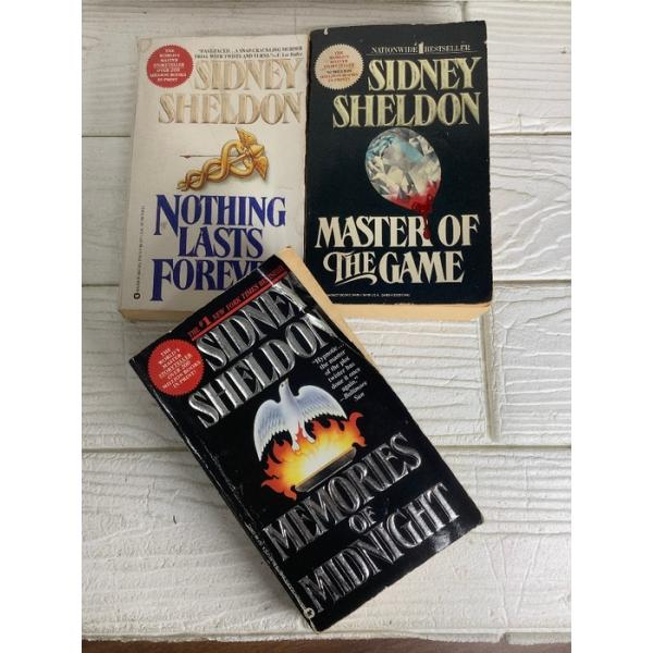 【洋書】シドニー・シェルダン SIDNEY・SHELDON ３冊 ペーパーバック 小説 英語