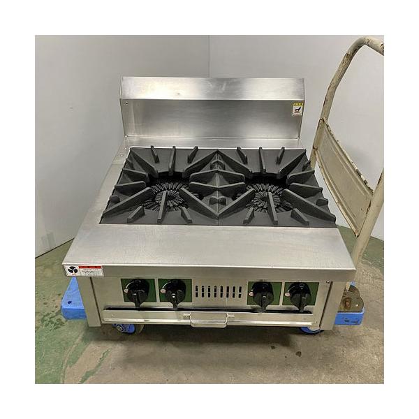 653-0) 北沢産業 キタザワ 2口 ガスローレンジ 都市ガス用