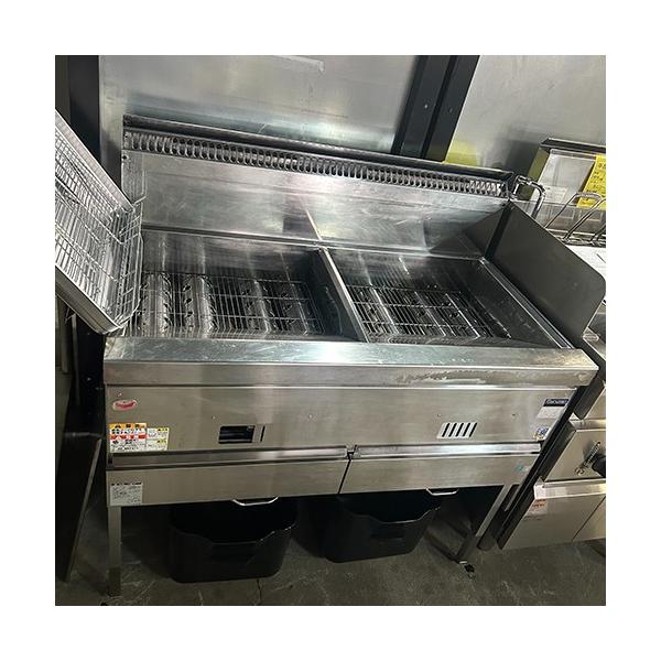【業界最長1年保証】涼厨フライヤー 23L×2 二槽式 マルゼン MGF-C23WK プロパンガス 業務用 中古/送料別途見積