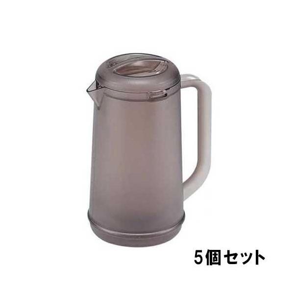 BK ノンウェットピッチャー ブラウン 1.2L 二重構造【弁慶 ウォーターピッチャー】【5個セット】/業務用/新品/小物送料対象商品