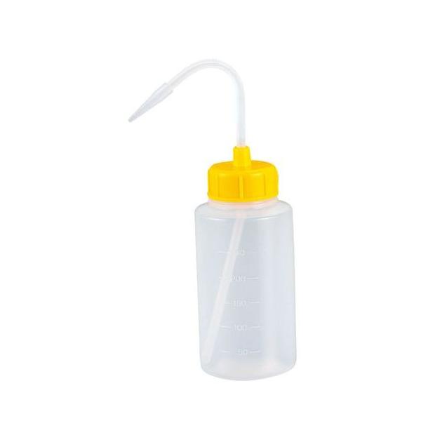 カラーキャップ広口洗浄瓶 250ml イエロー 927-22-22-41/業務用/新品/小物送料対象商品