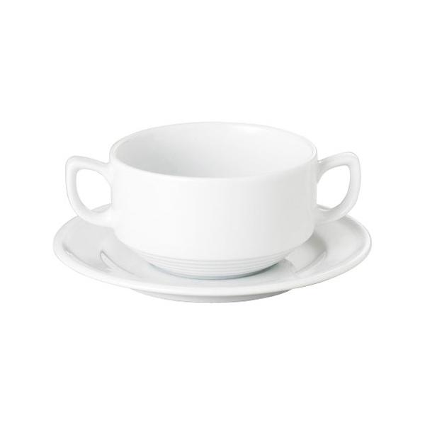 スープカップ ニッコロ 両手スープ碗皿 ANCAP 高さ60mm×(手付・はみ出し部分含む)サイズ:153・直径:105/業務用/新品