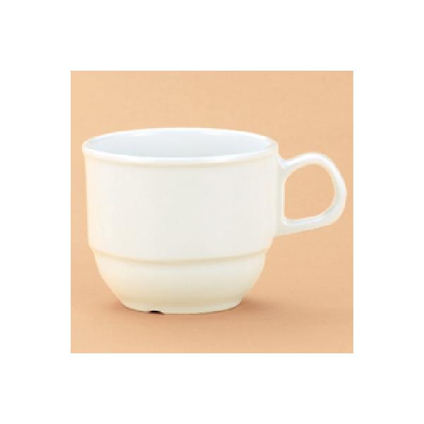 M-1335 【関東プラスチック】 メラミン洋食器 ブラン スタックマグカップ ホワイト/業務用/新品/小物送料対象商品