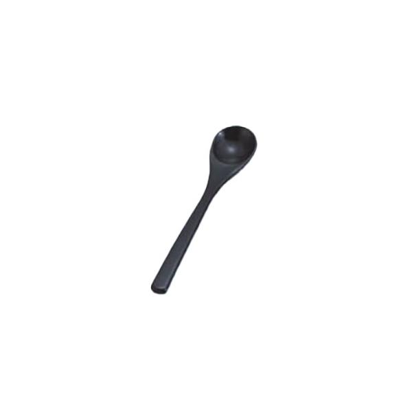 スプーン 【茶碗蒸しスプーン 黒】幅131mm×奥行27mm/業務用食器/新品/小物送料対象商品