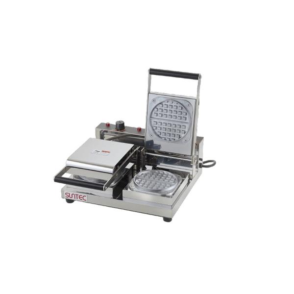 SUNTEC ダブルワッフルベーカー　ST-2 サンテック サンテック 業務用/新品 プチワッフルベーカー SPT-2 幅370×奥行385×高