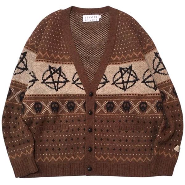 SALE セール】コンダクター el conductorH WOOL NORDIC KNIT CARDIGAN