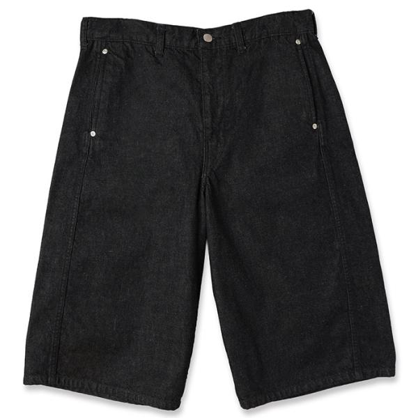 【SALE セール】ジエダ JieDa 3D 3/4 DENIM PANTS black JieDa-JIE-26S-PT08