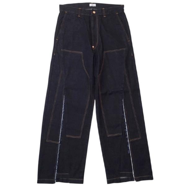 ジエダ JieDa CUT OFF DOUBLE KNEE DENIM PANTS indigo JieDa-JIE-26W-PT01-A