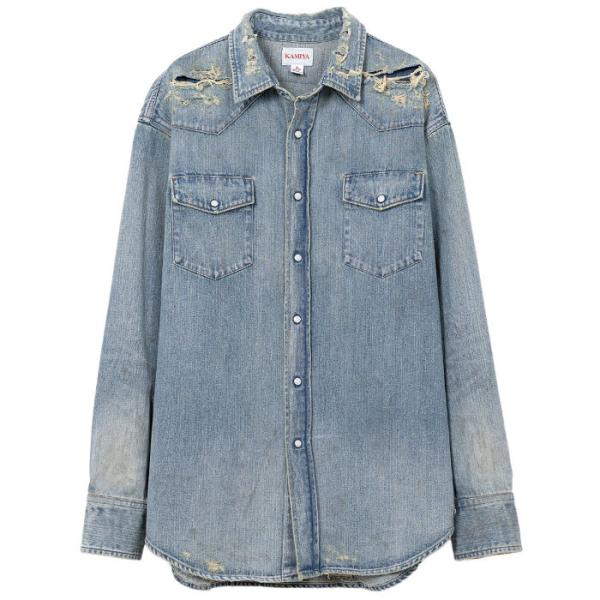 KAMIYA 【SALE セール】カミヤ Denim Western Shirt indigo