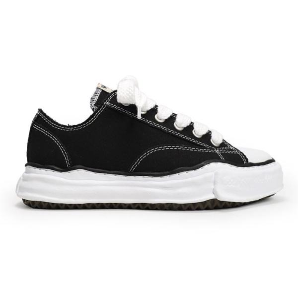 ミハラヤスヒロ Maison MIHARA YASUHIRO PETERSON Original sole canvas lowcut sneaker black MIHARAYASUHIRO-A01FW702