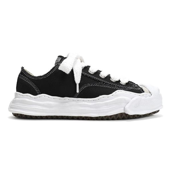 ミハラヤスヒロ Maison MIHARA YASUHIRO HANK original sole toe cap sneaker LOW canvas black MIHARAYASUHIRO-A05FW702