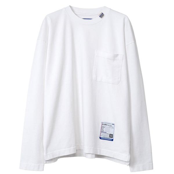 インストルメンタル instrumental Heavy Weight Jersey Pocket Long sleeve T shirt white MIHARAYASUHIRO-I17LT536