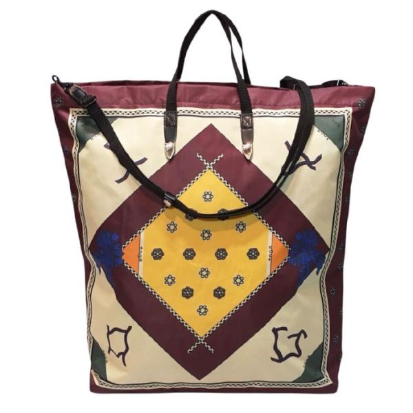 UNISEX トーガ TOGA Print tote bag yellow TOGA-TZ262-AG963