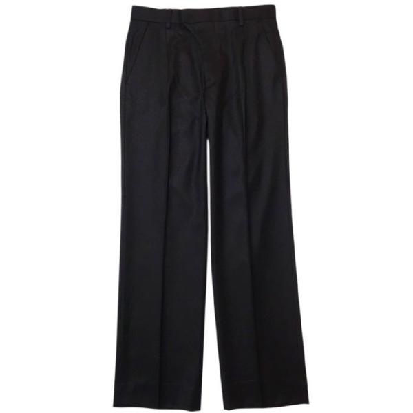 VALAADO TEN スラックス　ブラック　サイズ42(S) バラード VALAADO TEN 2/60 WOOL SAXONY TROUSERS black VALAADO-TEN