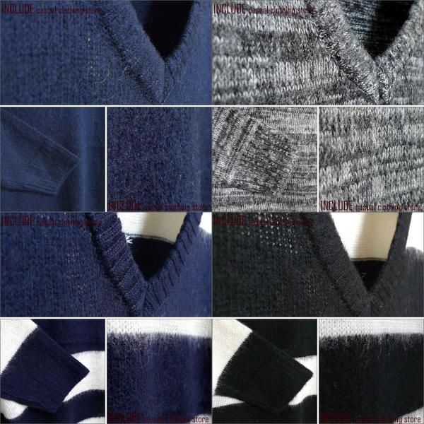 Vネック ニット メンズ スノートップ セーター メンズファッション メンズ もこもこ ふわふわ モヘア調 Buyee Buyee 日本の通販商品 オークションの入札サポート 購入サポートサービス