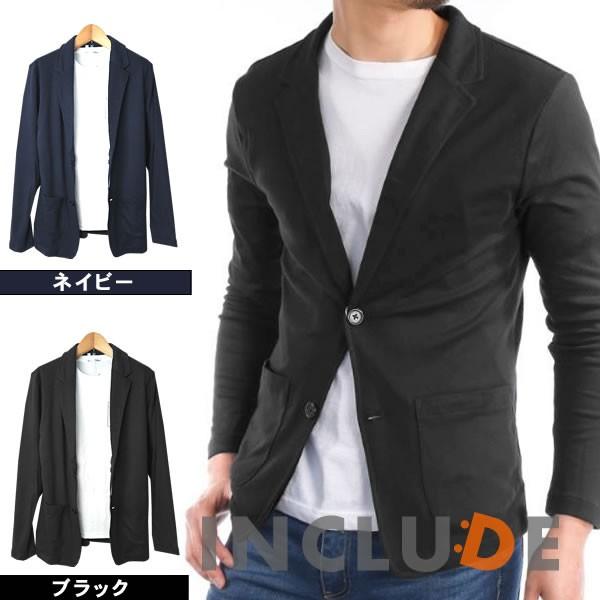 テーラードジャケット カットテーラー テーラード ジャケット 薄手 2ボタン ストレッチ メンズ inc Includeysp 通販 Yahoo ショッピング