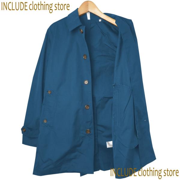 ステンカラーコート スプリングコート ハーフコート 春コート ショップコート メンズ ブラック ブルー インクブルー 新卒 新社会人 Buyee 日本代购平台 产品购物网站大全 Buyee一站式代购 Bot Online