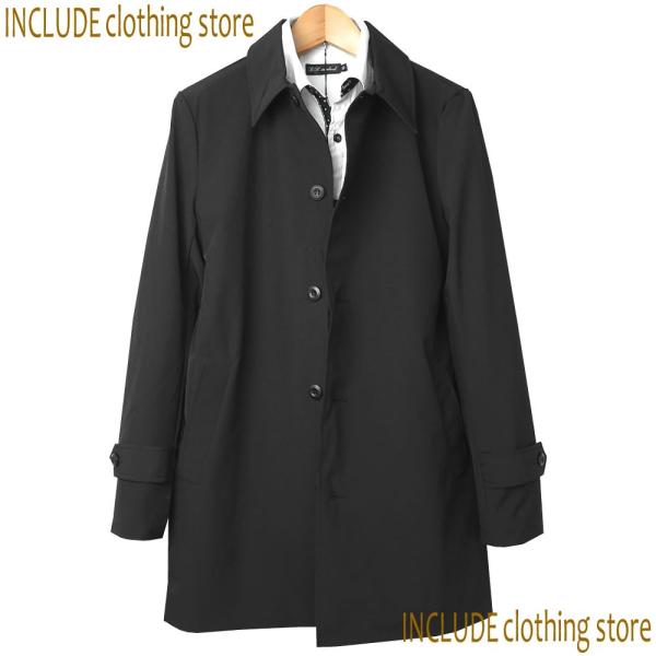 ステンカラーコート 防風 Wind Proof ショップコート シングルコート メンズ ブラック ベージュ 新卒 新社会人 Buyee Buyee Japanese Proxy Service Buy From Japan Bot Online