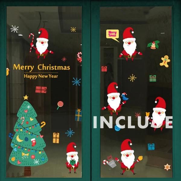 ウォールステッカー クリスマス ちびサンタ サンタがいっぱい クリスマスツリー クリスマスプレゼント 素敵なクリスマス ココロを込めて アート Atm Includeysp 通販 Yahoo ショッピング