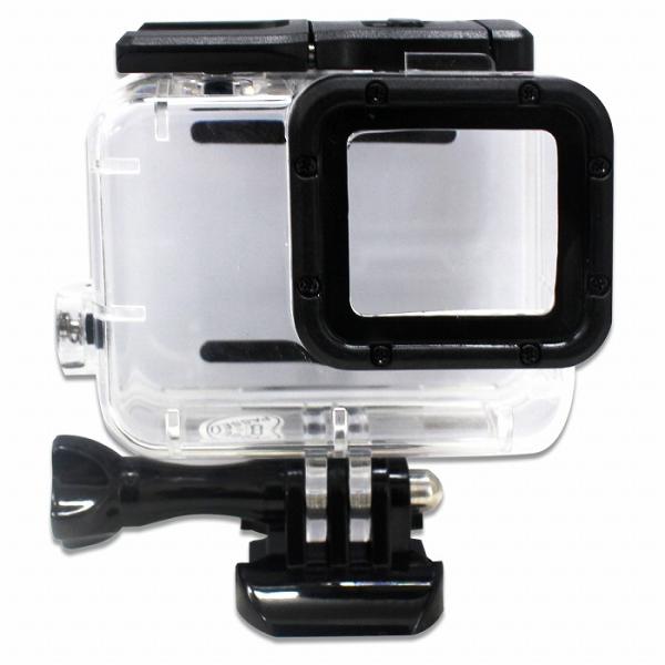 GoPro Hero5/6/7対応 防水ハウジングケース 水深45Mまで撮影可能 高透明度画面対応