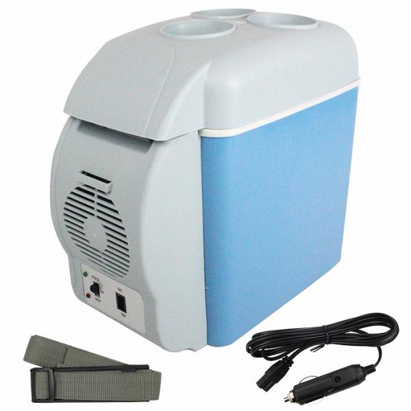 COLD&HOTポータブル車載温冷庫7L 車載 12V 冷温庫 7.5L 小型 ポータブル ミニ 保温 保冷 アウトドア