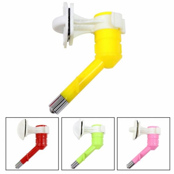 【訳アリ商品】ペットボトル式給水器 水飲み用 青/緑/ピンク/赤/黄色 ペットボトル用 ペット用品 犬用品 猫用品 水飲み場