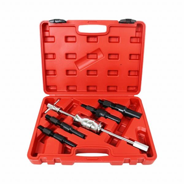 ・オートバイなどのハブベアリングの取り外し・クランクシャフトのパイロットベアリング外し・クランクケースやミッションカバー等に組み込まれて叩き出せないブラインドになったベアリングの取り外し このような時に大活躍！スライディングハンマー式なので...