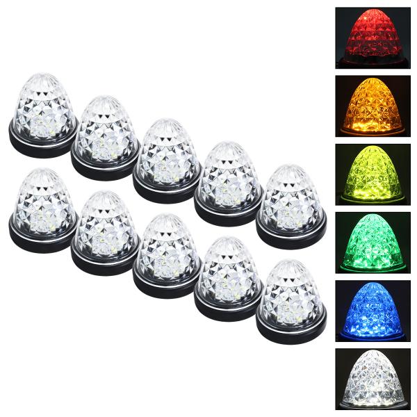 24v LEDマーカー　16個 Discover winds マーカーランプ 24V 高輝度 16LED 高機能防水 強弱発光