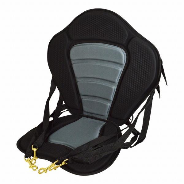 厚手なので長時間座っていても疲れにくいカヤックシートです！●ズレ防止のため、座面には滑り止め凸凹のパッドが付いています。●4つのフックをカヤックの前後に取り付けるだけでしっかり固定できます。●リブボート、ダッキーなどのインフレータブルボート...