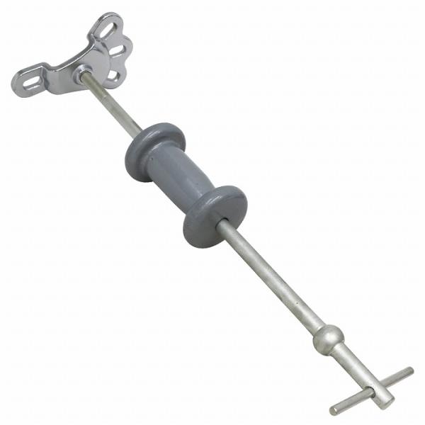 ドライブシャフトブーツやハブベアリング交換、ハブやドラムブレーキカバーの引き抜きに使用するスライドハンマータイプのプーラーです。●重量約2kgと重量のあるスライドハンマーです。●4穴 / 5穴の双方に対応します。●対応PCD：110〜130...