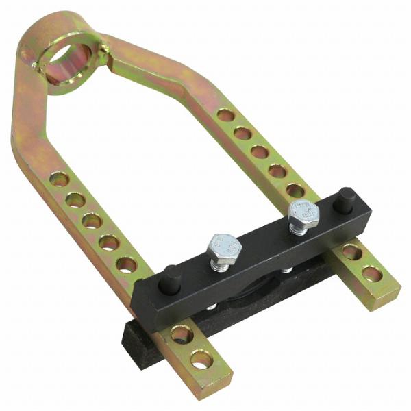 FF車のドライブシャフトブーツの交換を行う時などに、等速ジョイント部分の脱着ができる専用工具です。ドライブシャフトを車輌から抜き取らないので、スピーディな作業が可能！9段階で位置調整ができるので、幅広い車種に使えます。◆全長：255mm 詳...