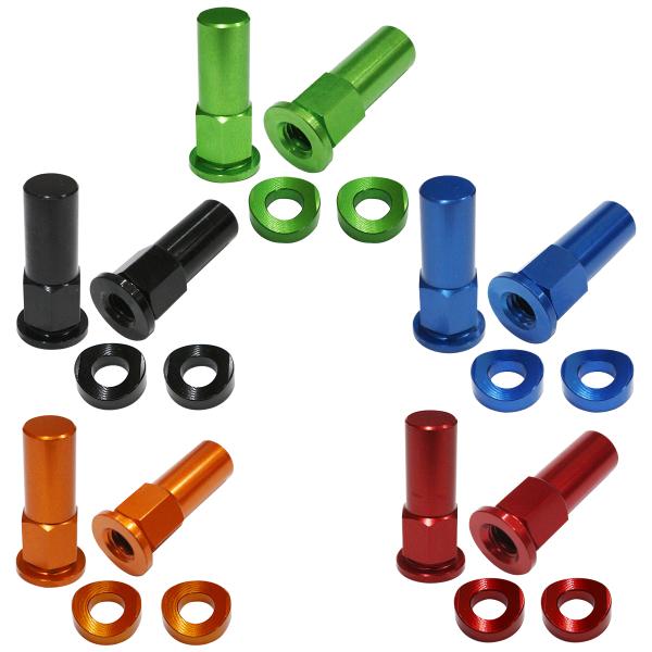 ◆セット内容リムロックナット 2本セット◆カラー：ブラック/ブルー/グリーン/オレンジ/レッド◆参考適合車種[HONDA]CRF50F XR50R CRF70 CRF100 CRF125 CR125R CR250R CRF250R CRF4...