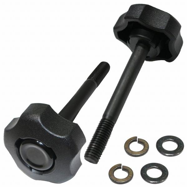 シートの脱着を楽ラクに！！「毎回工具を取り出すのが面倒くさい…」「蝶ネジに交換してみたけど、回しづらい…」そんな時におススメ！このノブボルトは五角形状で手にフィットし、回しやすくシートの取り外しが簡単に行えます。一度取り付けた後は工具不要な...