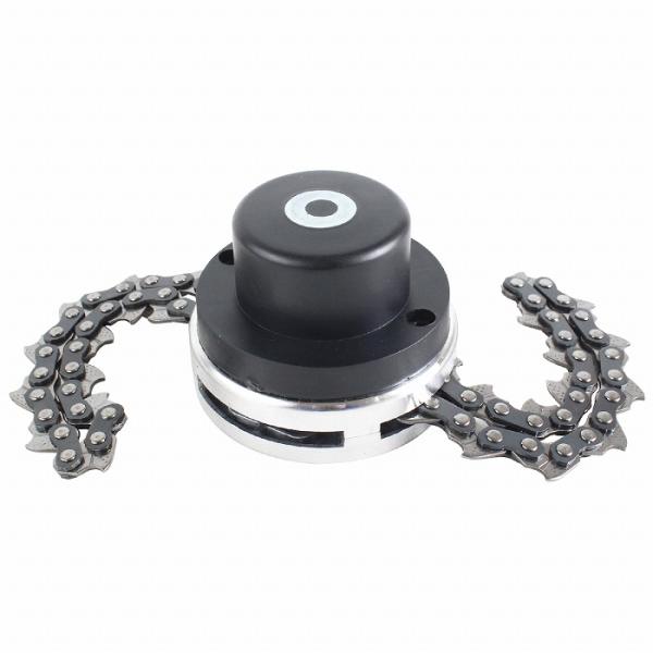 草刈り機用　チェーン式トリマーヘッド草刈り機、芝刈り機に装着して使用するトリマーヘッドチェーンです。庭や草地のメンテナンス以外にも、畑、農作業、ガーデニング、公園のお掃除やお手入れなど、幅広く活用することができます。・切れ味抜群！畑の草刈り...