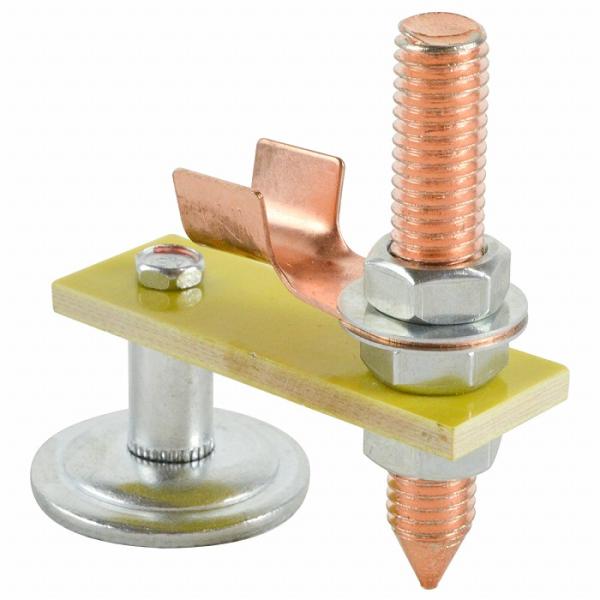 壁面やパイプ等のラウンド面にも簡単にアース取りができます。曲面など従来のクランプでは不可能だった接地箇所へも楽々固定可能です。ケーブルの取付角度を360度調整可能！【セット内容】溶接マグネットアースランプ×1点【仕様】300A用【サイズ】画...