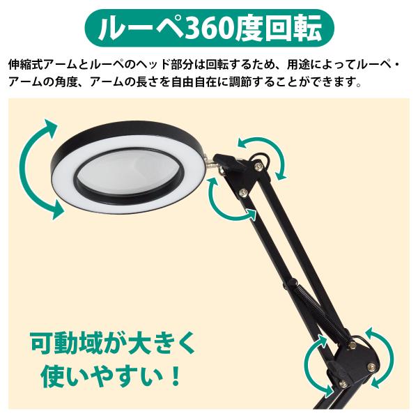 10�{ �g�勾 LED���C�g�t�� ��� ���[�y 360����] �A�[�� �O���b�v USB�d�� �X�^���h���[�y ��| ��� �Ǐ� �F���x 3�F�ؑ� ���i�摜3
