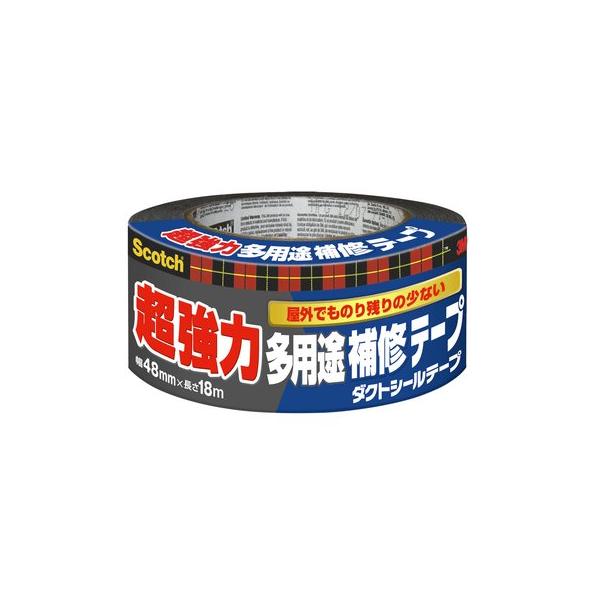 スリーエムジャパン 超強力補修テープ 48mmＸ18Ｍ ブラック ＤＵCT−ＮR18