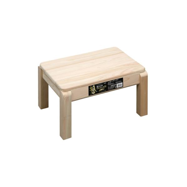 ●国産桧使用、耐荷重約200kgの頑丈な踏み台。●お花などの飾り台としてもお使いいただけます。●ちょっと変わったデザインは、安定性抜群で、前のめりを防ぐデザインとなっております。●水回りに強い国産桧材使用で、滑り止めも付いている為、浴室での...