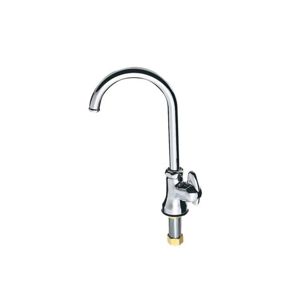 他サイト： SANEI ミニセラ立形ツル首自在水栓 レバーハンドル 90度開閉 JA565-13の商品画像