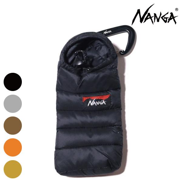 NANGA ナンガ MINI SLEEPING BAG PHONE CASE ミニ スリーピングバッグ フォンケース ブラック/グレー/コヨーテ/オレンジ/ゴールド NA2441-3A101