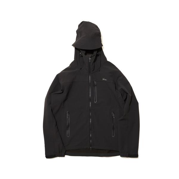 NANGA（ナンガ） SOFT SHELL STRETCH JACKET BLK XL : バイクと