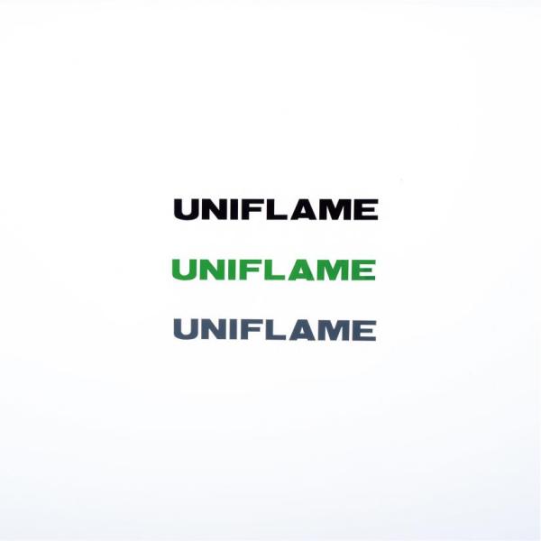 UNIFLAME ユニフレーム UFロゴステッカー小 トリオII 690130