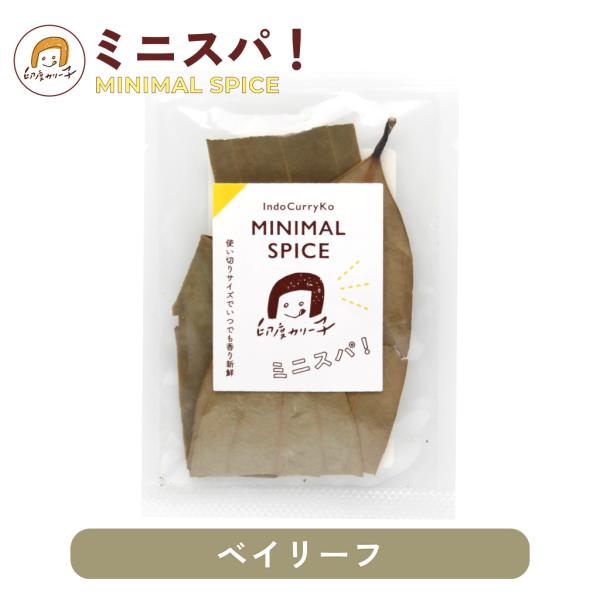 【肉や魚の臭み消しに】ベイリーフ 2g ホールスパイス ミニスパ！ MINIMAL SPICE