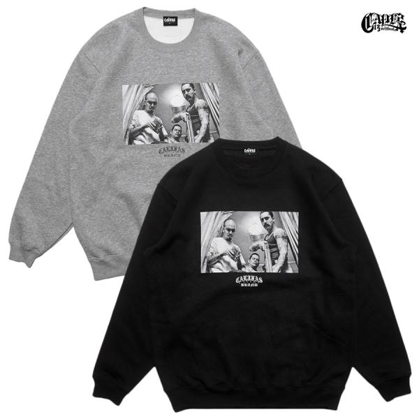 CALIFAS カリファス クルーネック スウェット トレーナー トレーニングデイ LA カリフォルニア ロサンゼルス ウエストコースト ロゴ SMILEY CREWNECK SWEAT