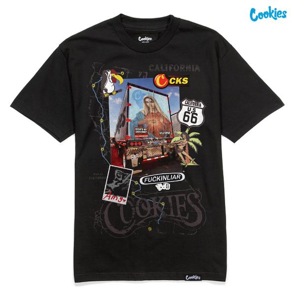 COOKIES クッキーズ Tシャツ ショートスリーブ T-SHIRTS TRUCKER NIGHT TEE